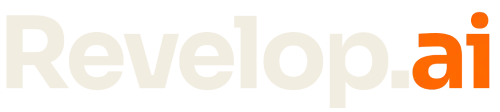Het logo van Revelop.ai, de beste vastgoed database in Nederland